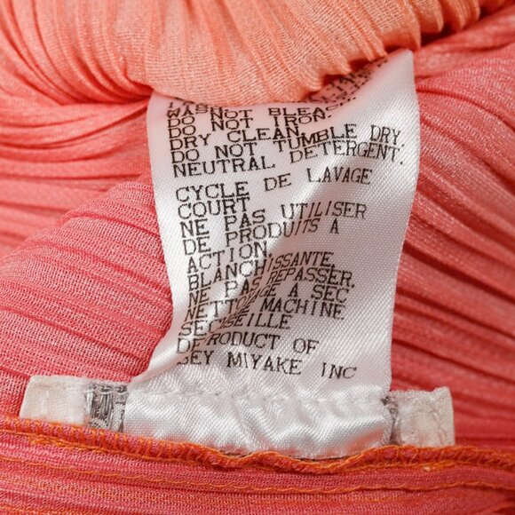 Pleats Please Issey Miyake Archival Citrus Colour Gradient Jacket, Size XL - Picture 9 of 9